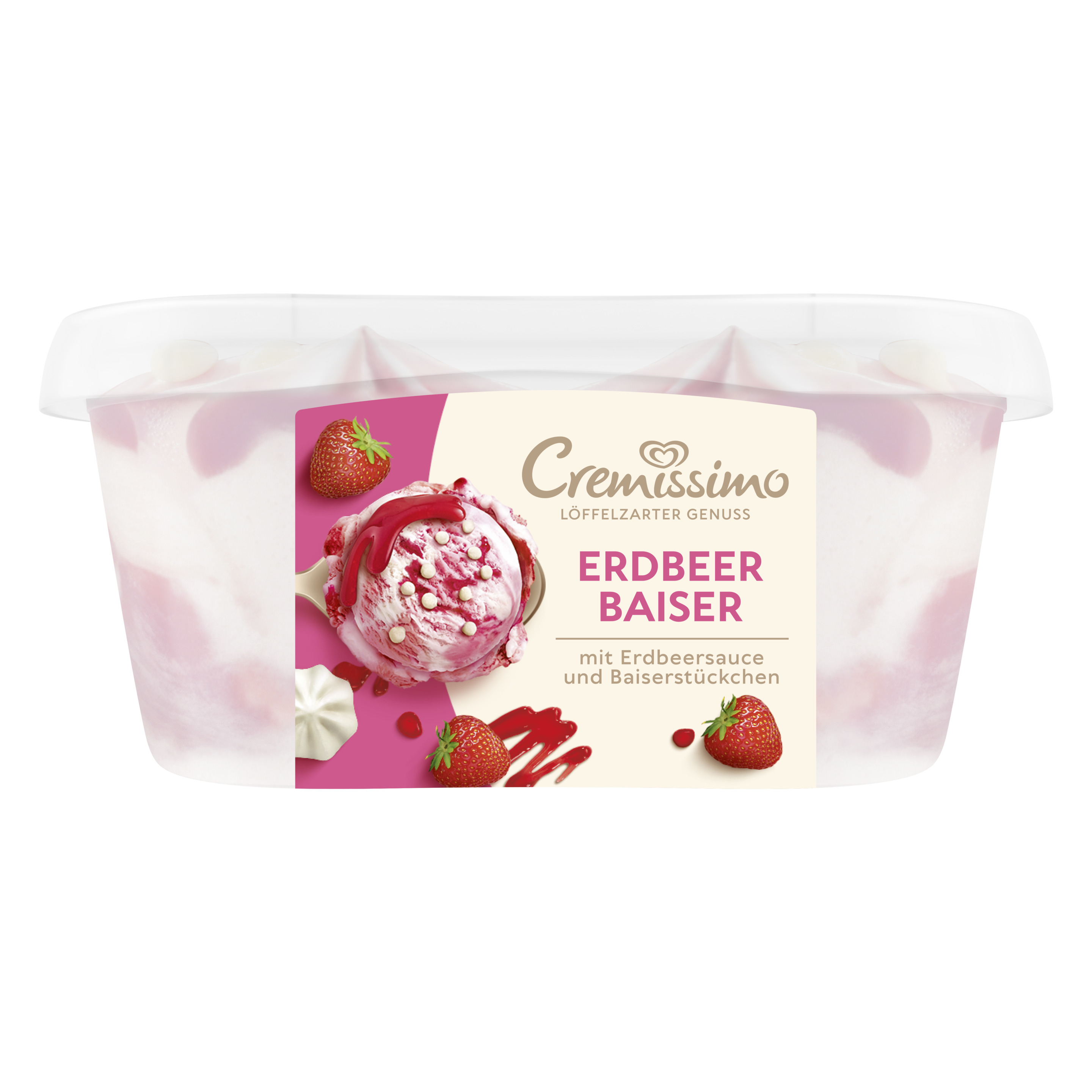 Cremissimo Erdbeer Baiser Eis 200ml