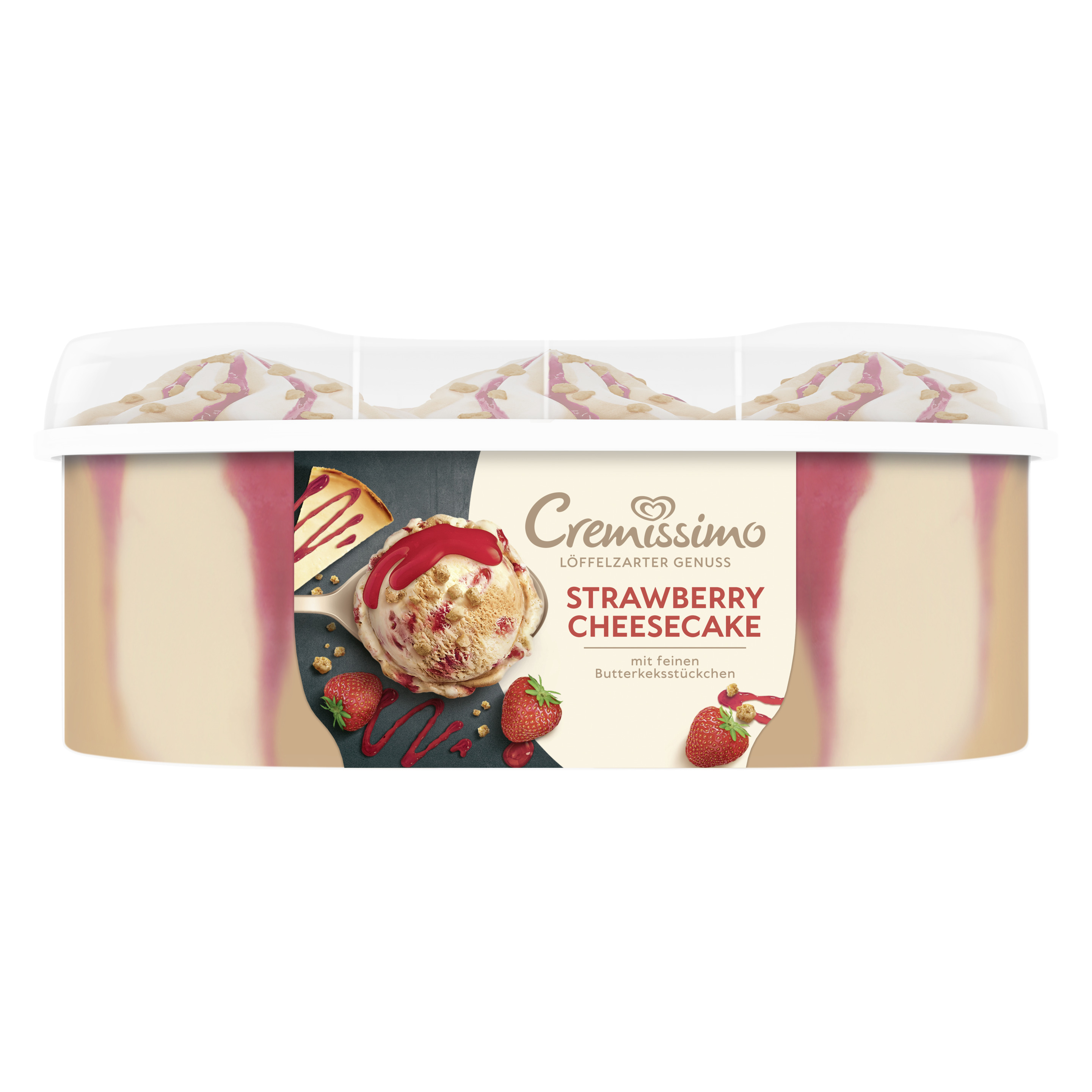 Cremissimo Strawberry Cheesecake Eis 825ml