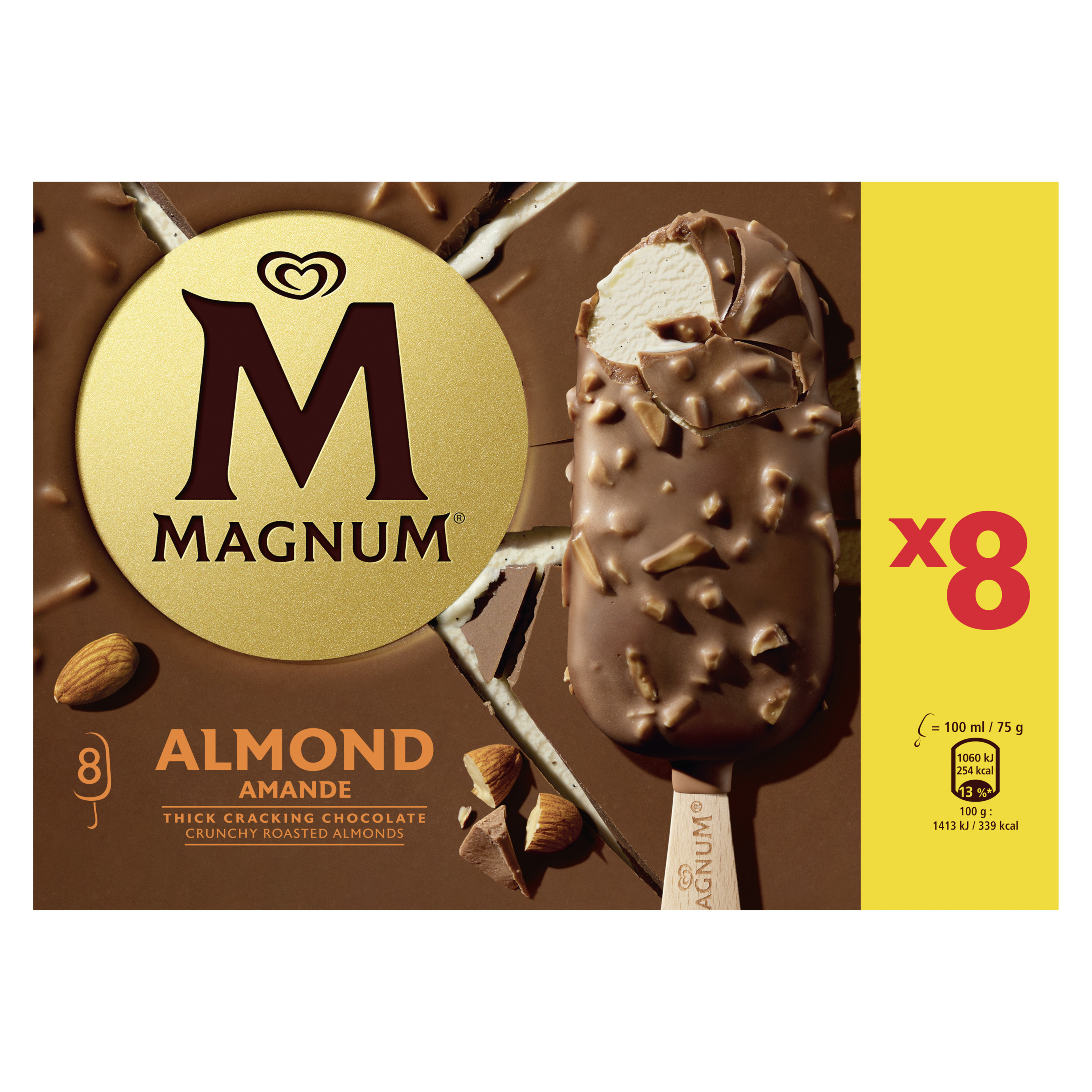 Magnum Mandel 8 x 100 ml