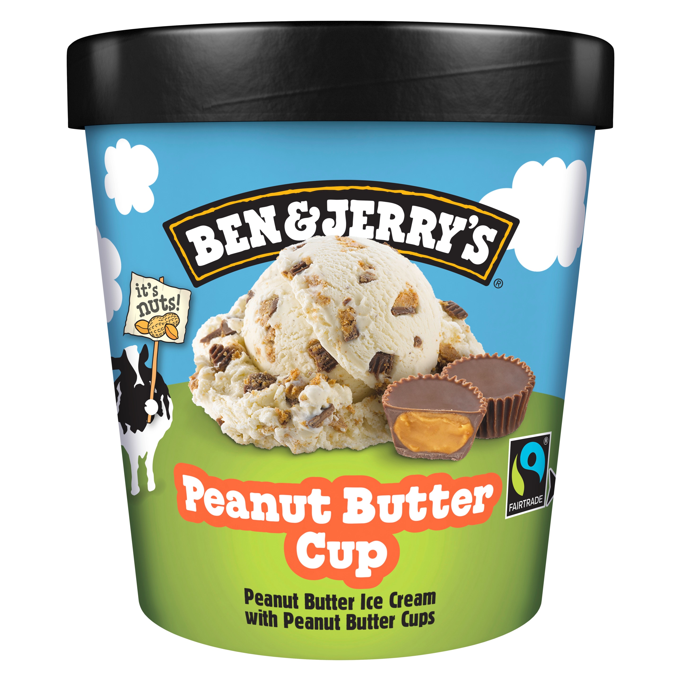 Ben & Jerry's Peanut Butter Cup Eis Becher 465 ml