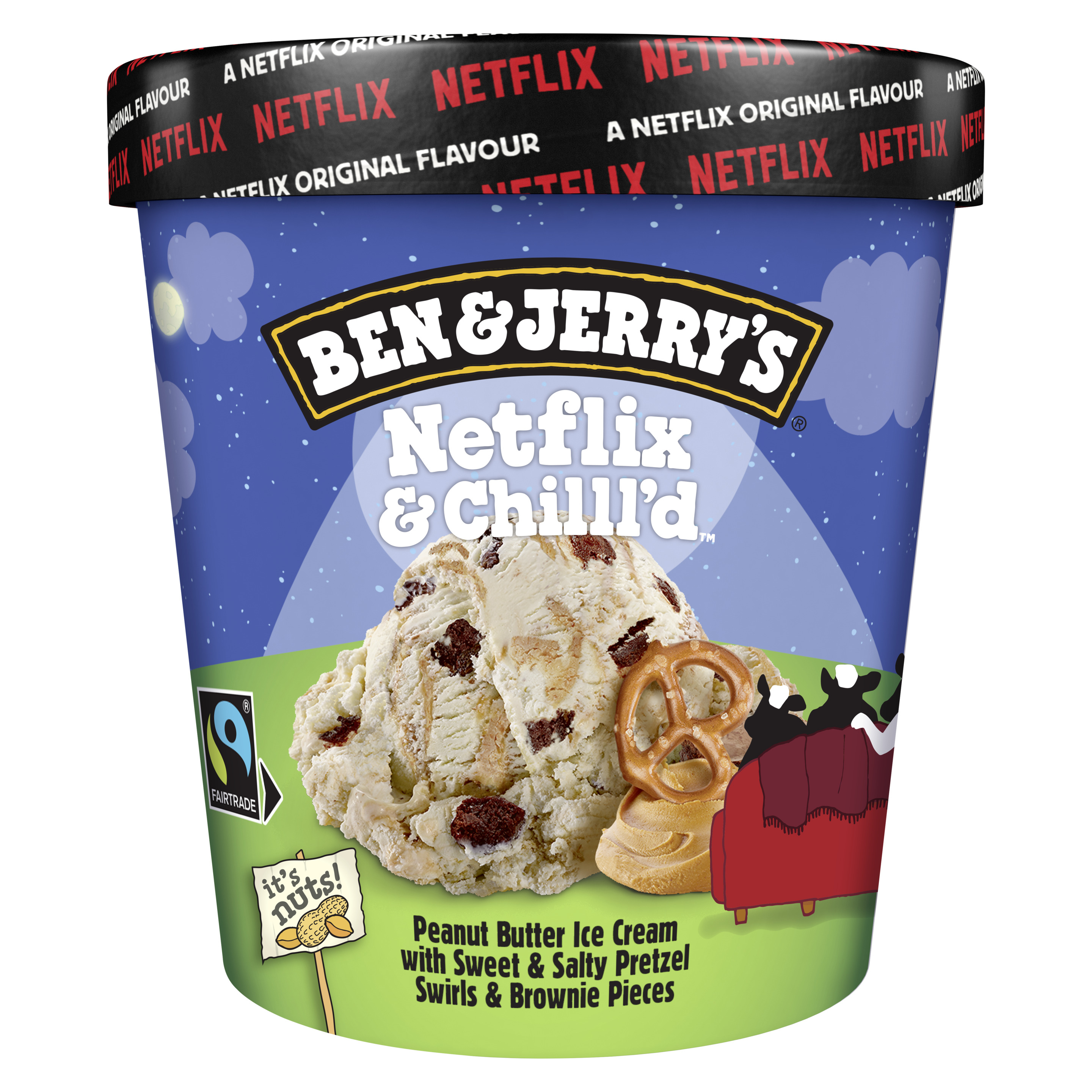 Ben & Jerry's Netflix & Chill'd Eis Becher 465 ml
