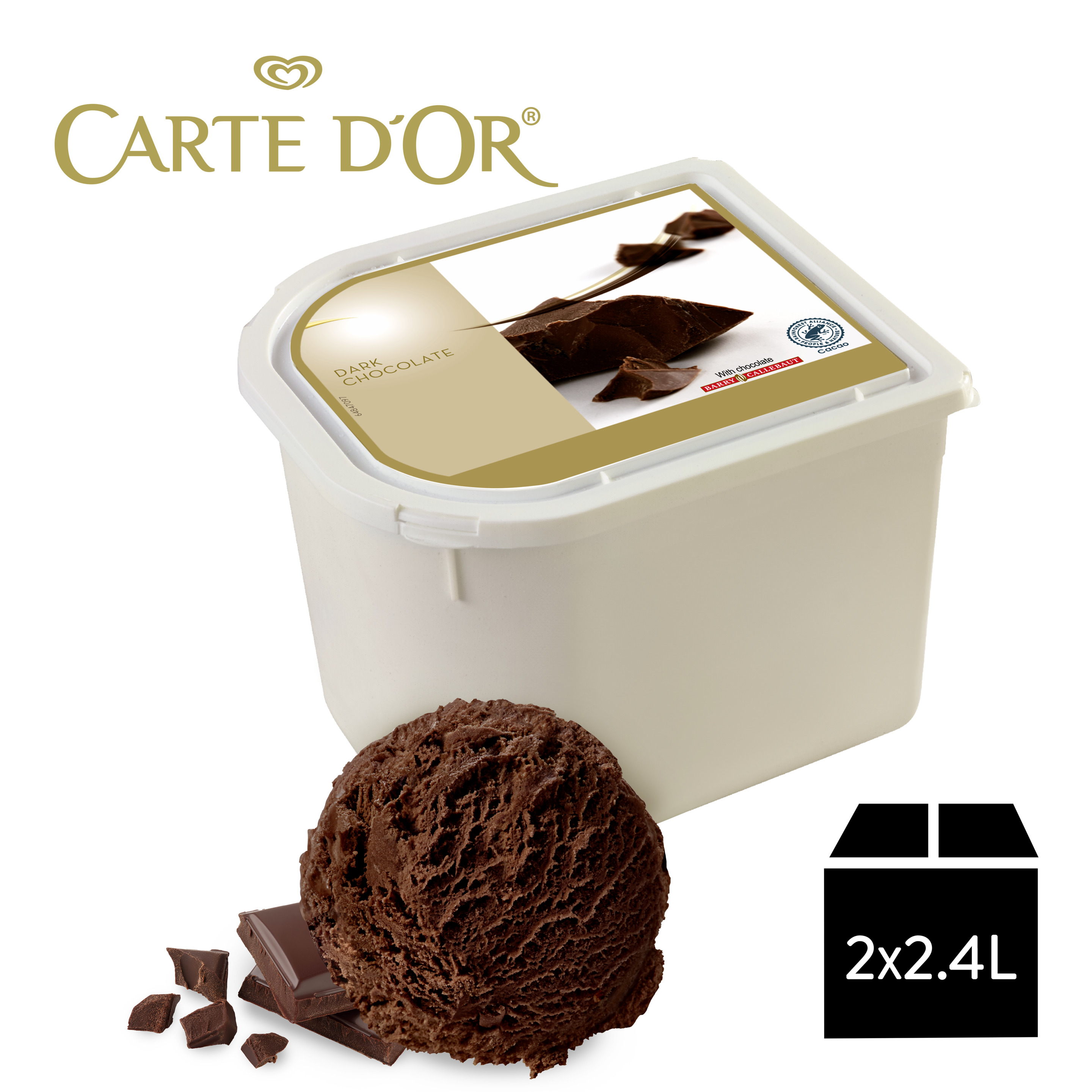 Carte D'Or Dark Chocolate 2,4l Eiswanne