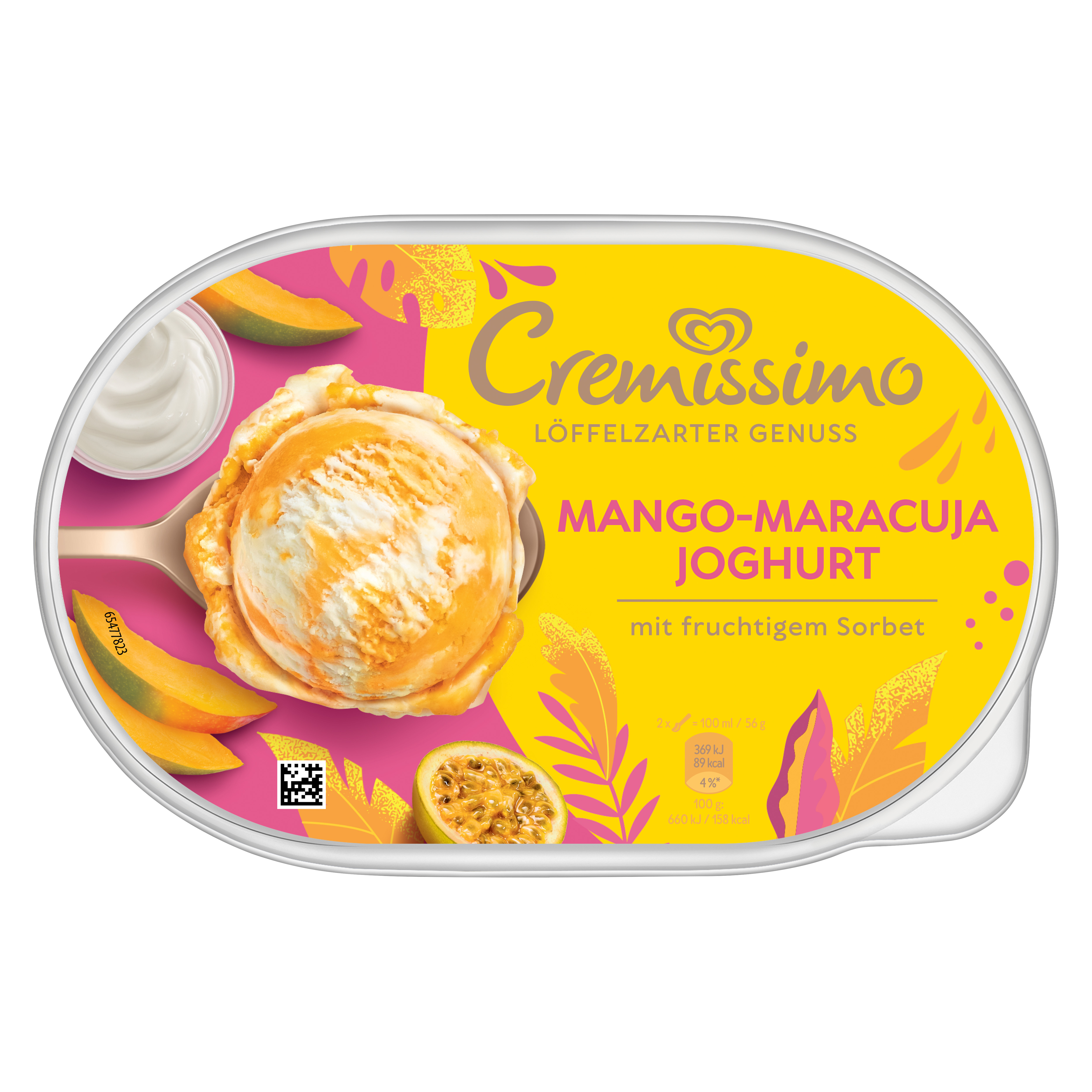 Cremissimo Mango-Maracuja Joghurt Eis 825ml