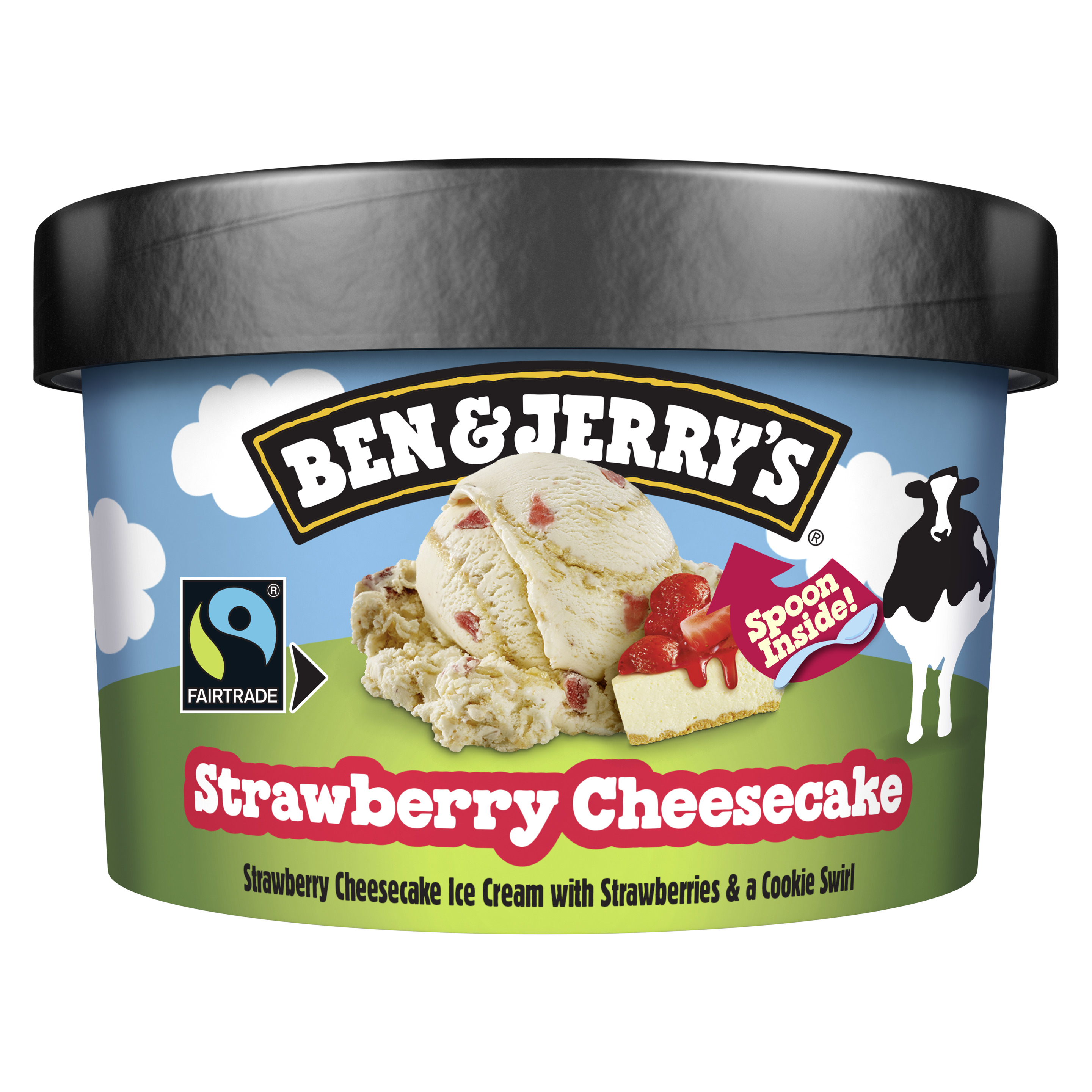 Ben & Jerry's Strawberry Cheesecake Eis Becher 100 ml