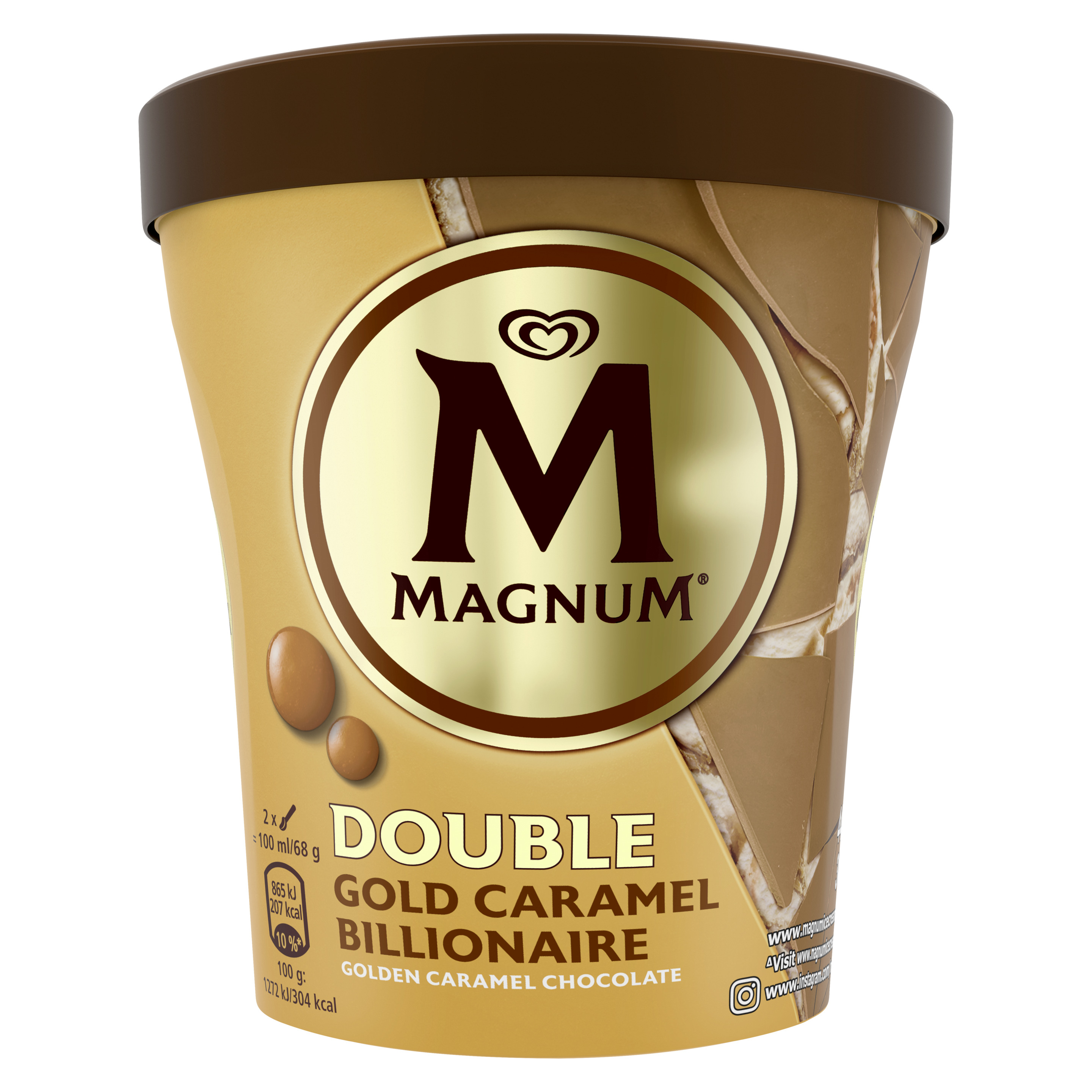 Magnum Becher Double Gold Caramel Billionaire 440 ml