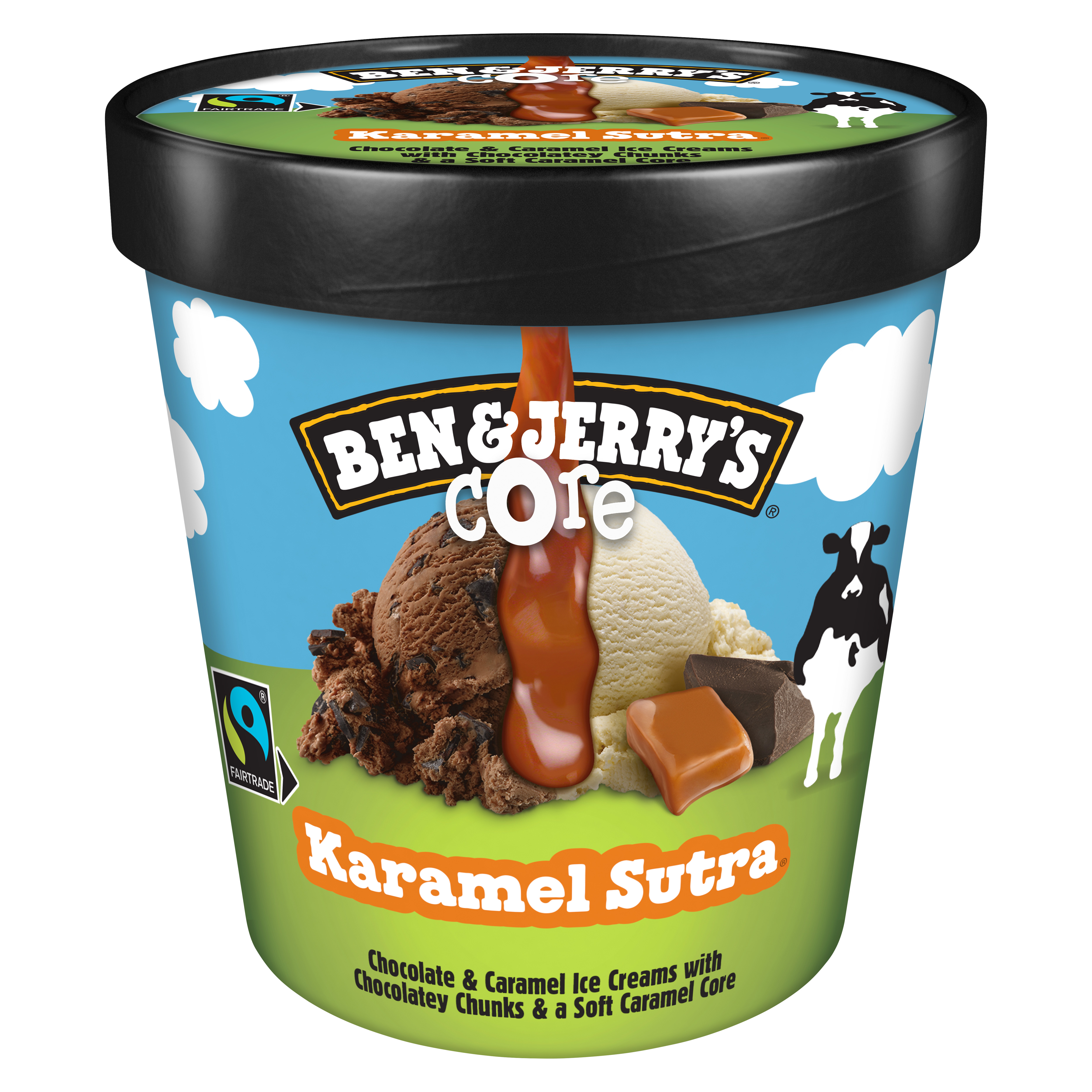 Ben & Jerry's Karamel Sutra Eis Becher 465 ml