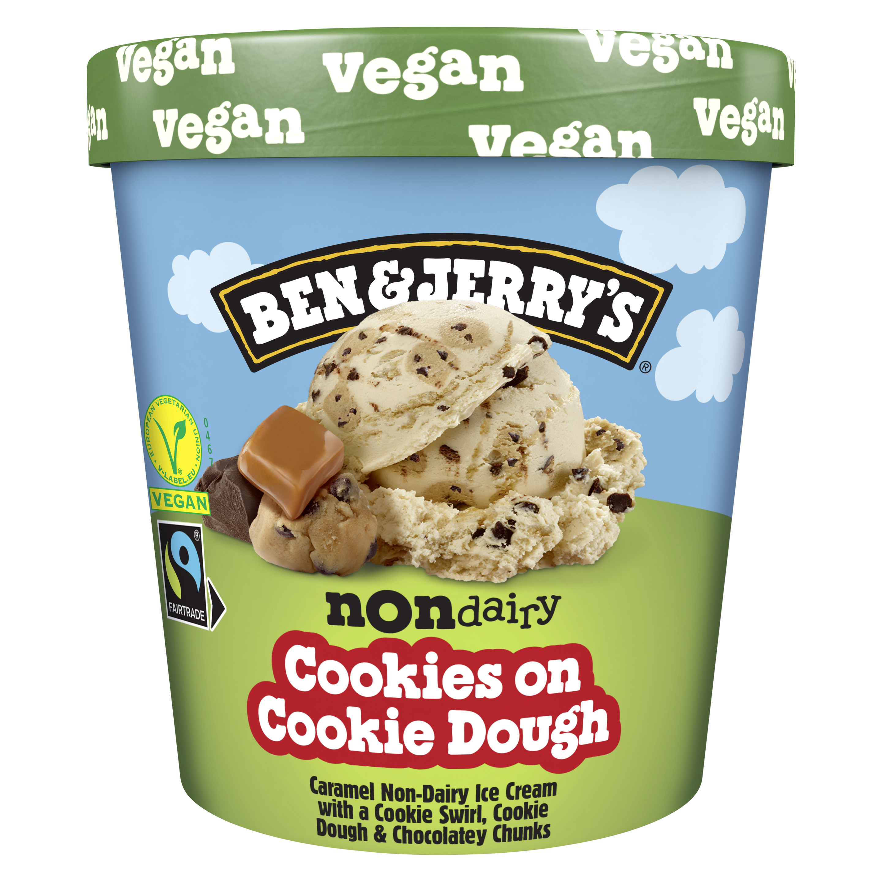 Ben & Jerry's Non-Dairy Cookies on Cookie Dough 465 ml