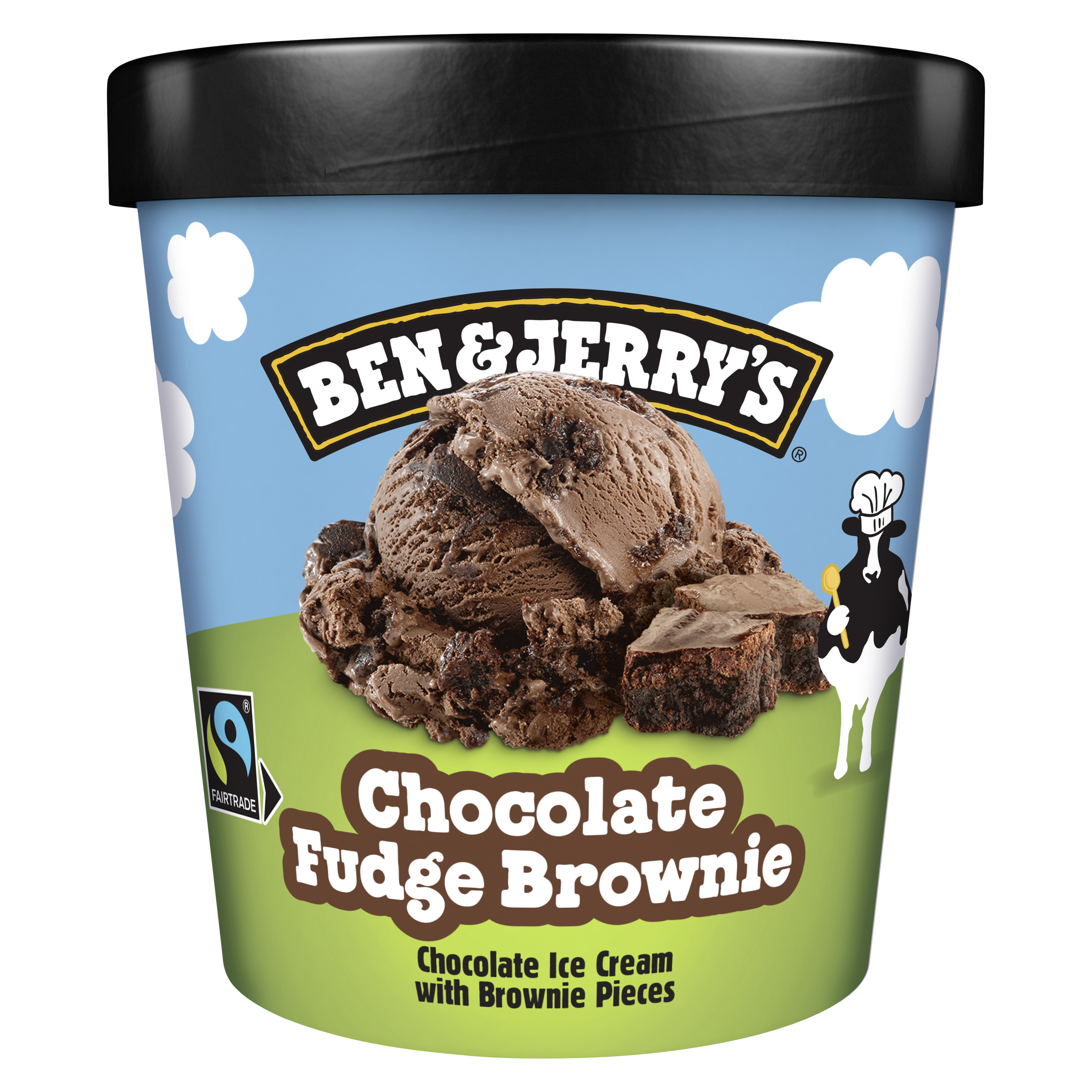 Ben & Jerry's Chocolate Fudge Brownie Eis Becher 465 ml