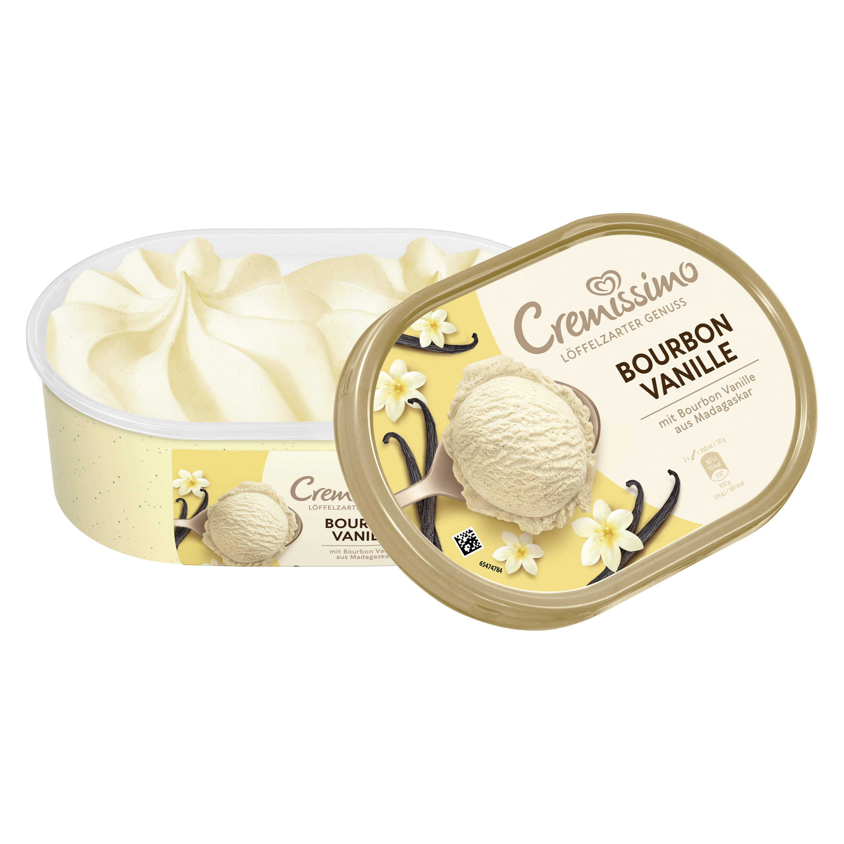 Cremissimo Bourbon Vanille Eis 900ml