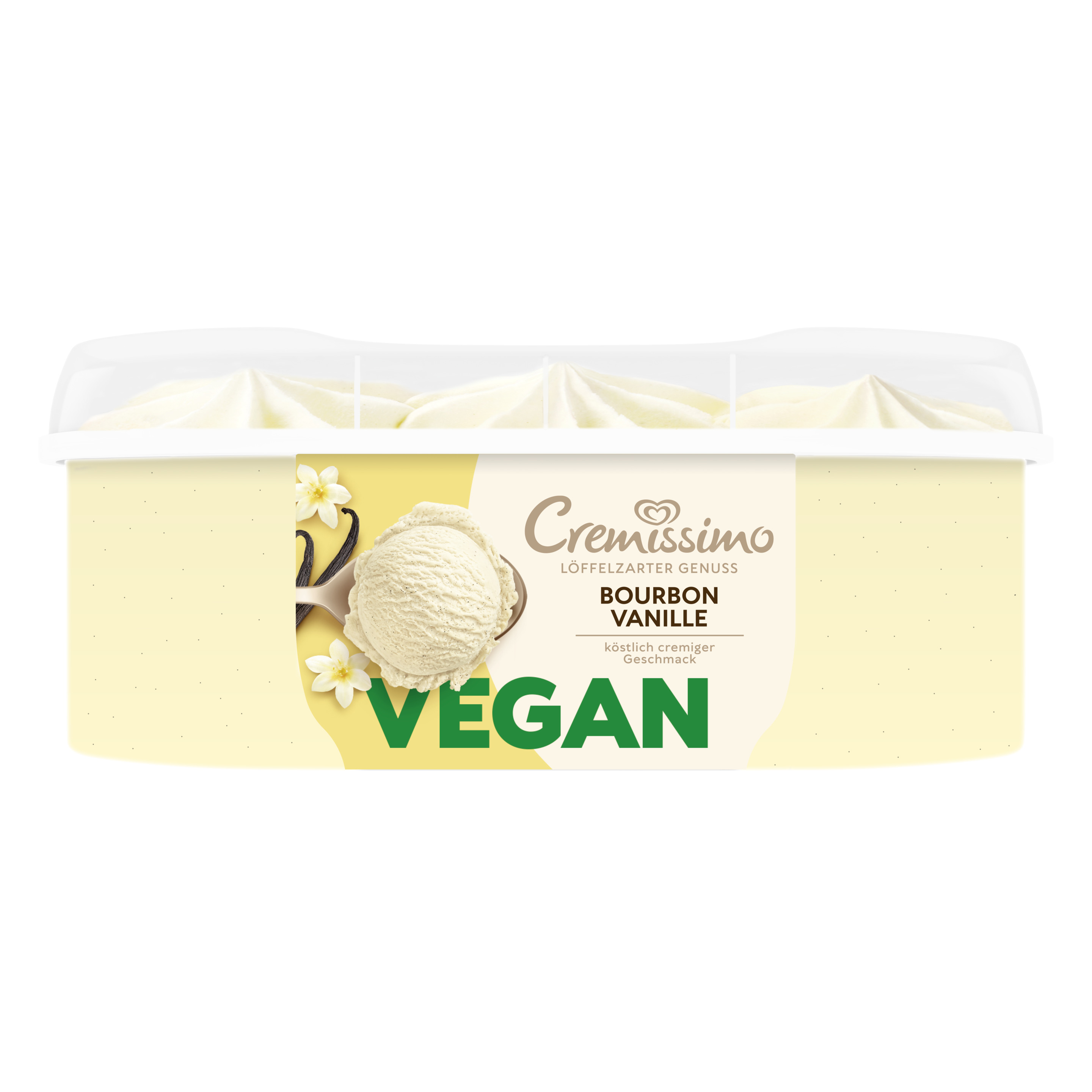 Cremissimo Bourbon Vanille Vegan Eis 825ml