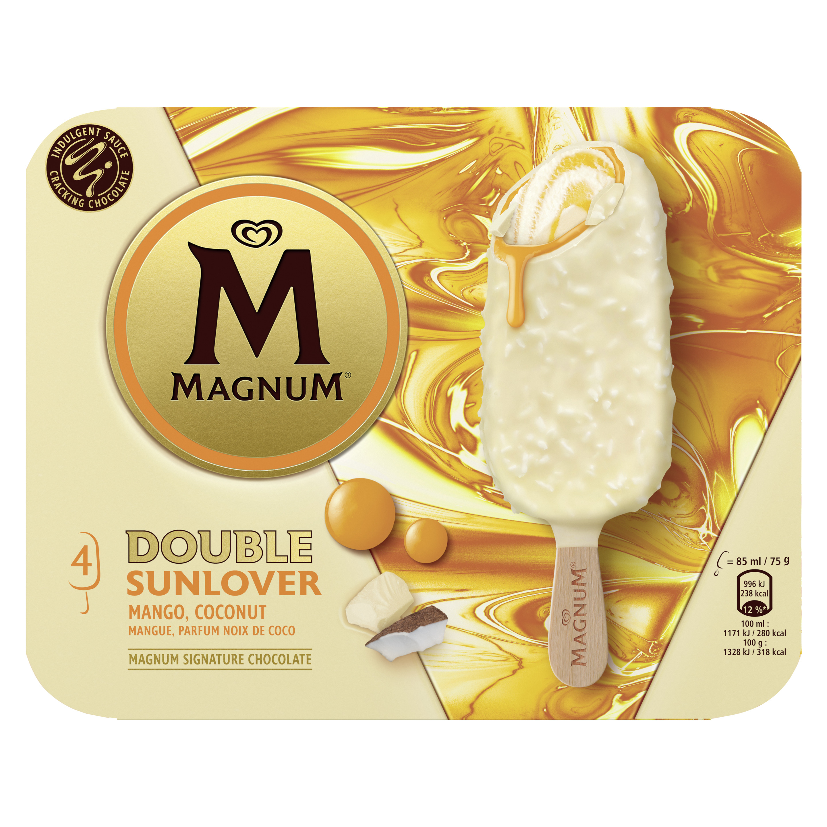Magnum Double Sunlover 4 x 85 ml