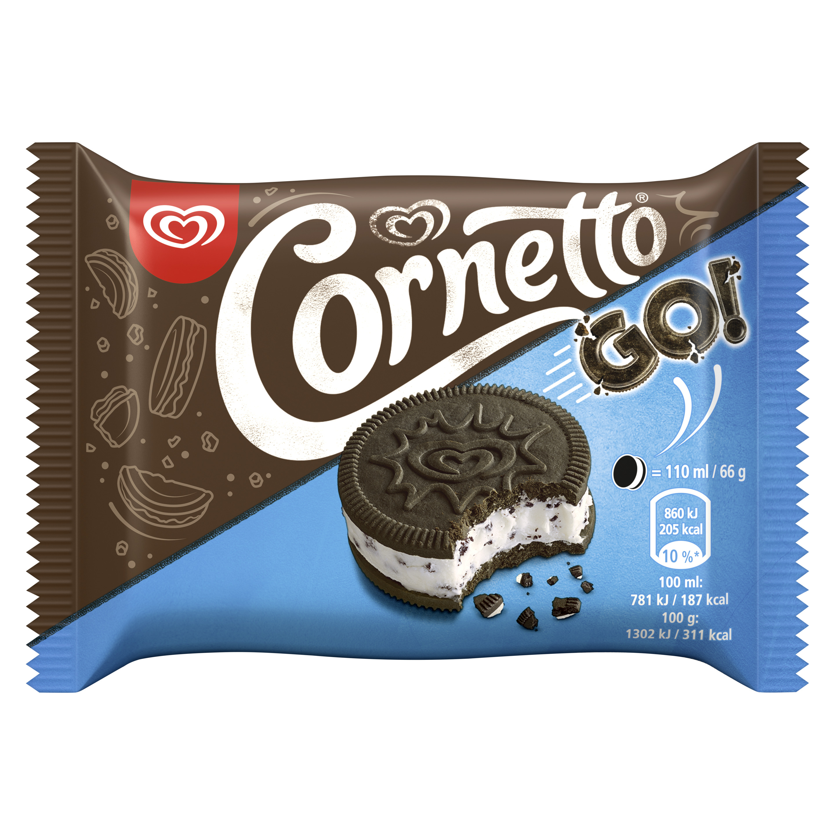 Cornetto Sandwich Go 1 x 110ml