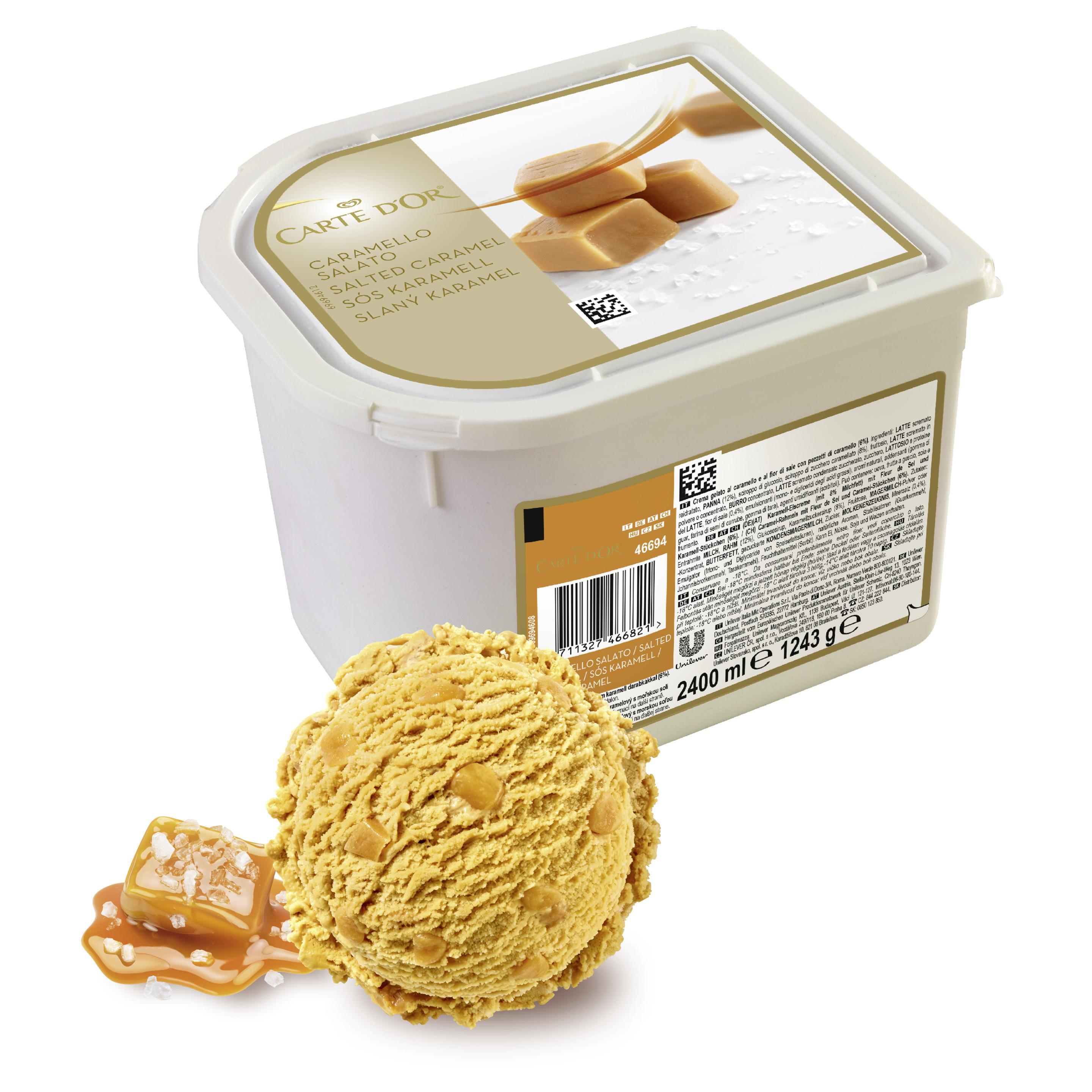 Carte D'Or Salted Caramel 1x2,4l Eiswanne